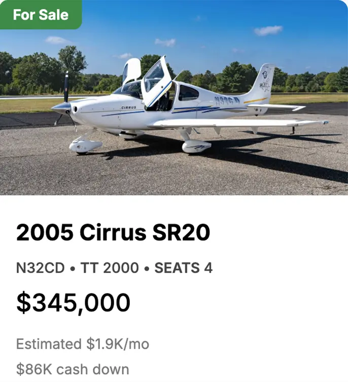 2005 Cirrus SR20 N32CD
